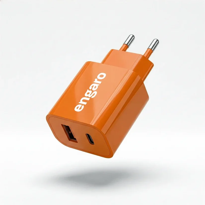 engaroPower síťový adaptér 30W | 2-Port USB-C/USB-A rychlonabíječka
