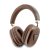 Guess PU Leather 4G Triangle Logo bezdrôtové slúchadlá Brown
