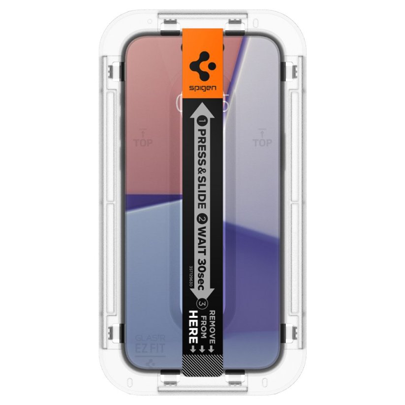 Ochranné tvrdené sklo Spigen Glas.Tr ”Ez Fit” 2-Pack iPhone 15 Plus Clear