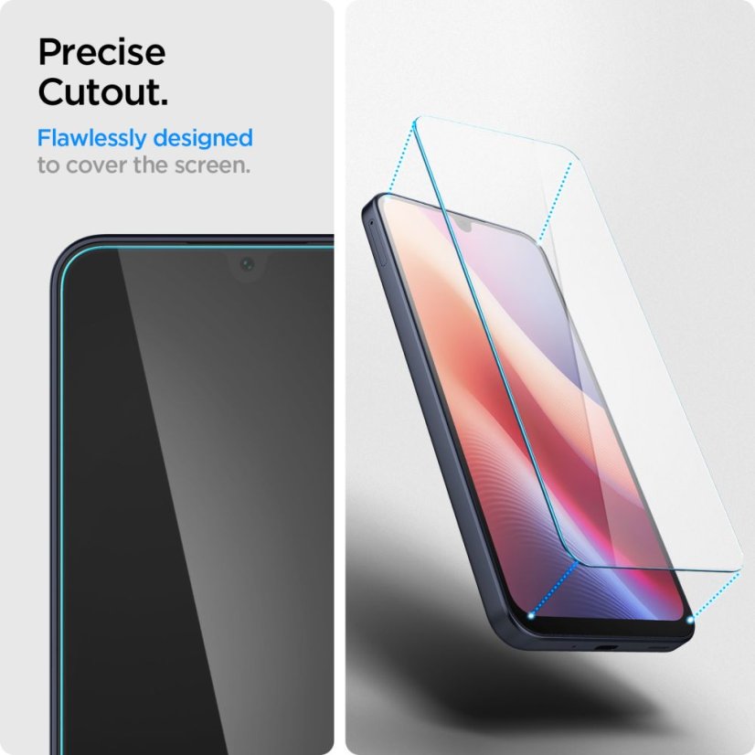 2ks v balení, set ochranných skiel Spigen Glas.Tr Slim 2-Pack Samsung Galaxy A16 4G / 5G / A26 5G / A17 4G / 5G Clear