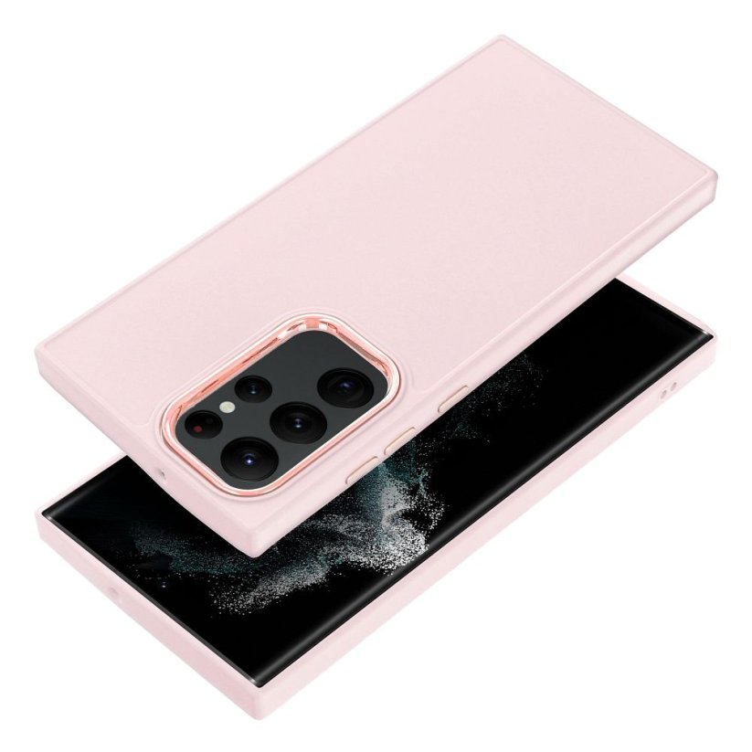 Kryt Frame Case Samsung Galaxy S22 Ultra Powder Pink