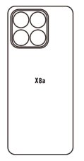 Hidrogél - hátsó védőfólia - Huawei Honor X8a