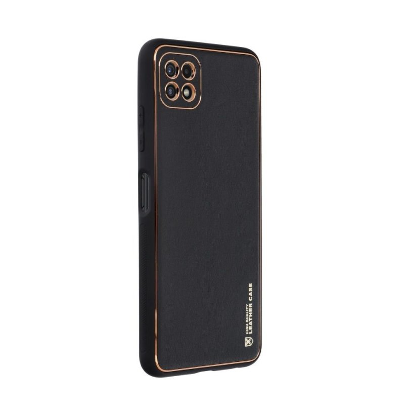 Forcell LEATHER Case  Samsung Galaxy A22 5G čierny