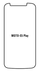 Hydrogel - ochranná fólia - Motorola Moto E5 Play Hydrogel - ochranná fólia - Motorola Moto E5 Play