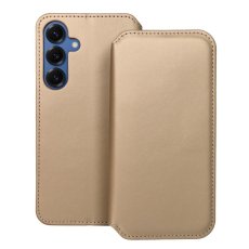 Kryt Dual Pocket Book Case Samsung Galaxy S25 Plus Gold