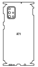 Hydrogel - zadná ochranná fólia - Samsung Galaxy A71 Hydrogel - zadná ochranná fólia - Samsung Galaxy A71