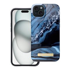 Kryt Forcell F-Protect Mirage Case s MagSafe iPhone 15 Plus Ocean Marble