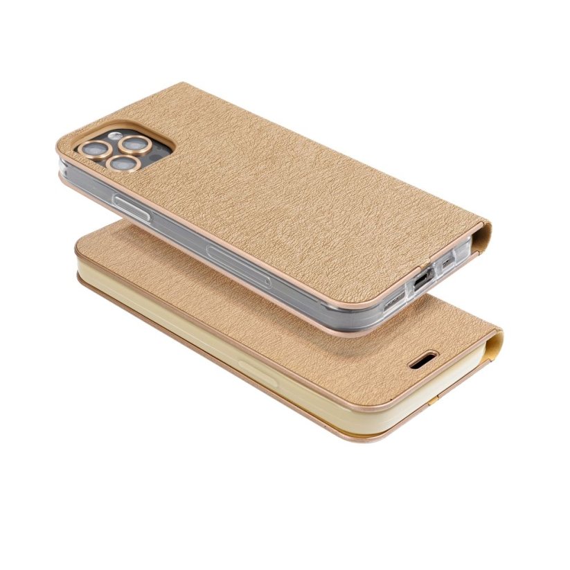 Kryt Luna Book Gold Samsung Galaxy S22 Plus Gold