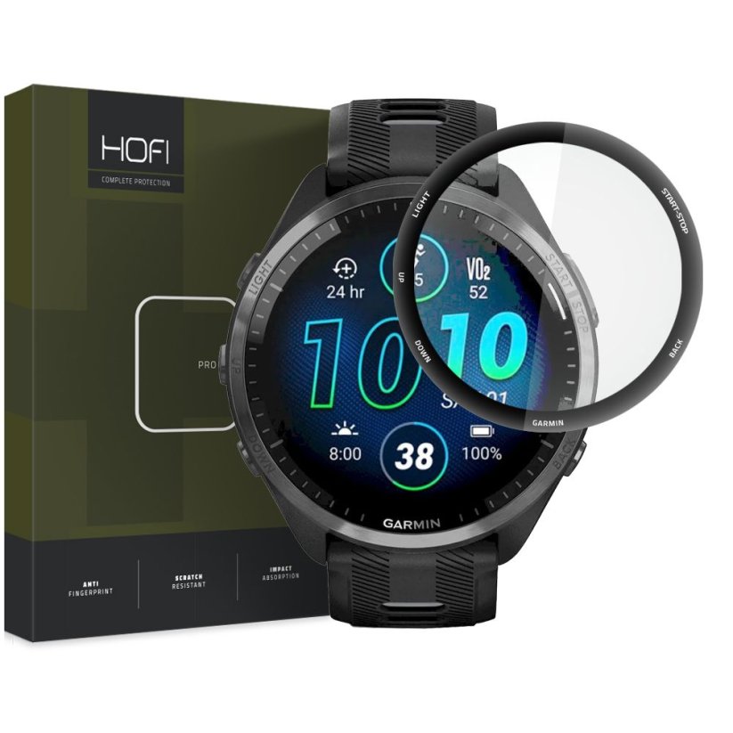 Ochranné sklo Hydbridné Sklo Hofi Hybrid Pro+ Garmin Forerunner 965 Black