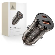 Nabíjačka do auta Tech-Protect Cc01 2-Port Car Charger PD 30W / QC3.0 Black Nabíjačka do auta Tech-Protect Cc01 2-Port Car Charger PD 30W / QC3.0 Black