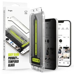 Ochranné tvrdené sklo Szkło Prywatyzujące Ringke Easy Slide 2-Pack iPhone 13 / 13 Pro / 14 / 16E Privacy