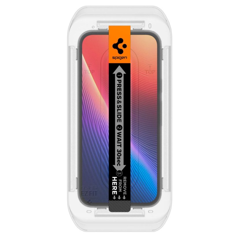 2ks v balení, set ochranných skiel Spigen Glas.Tr ”Ez Fit” 2-Pack Google Pixel 9A Clear