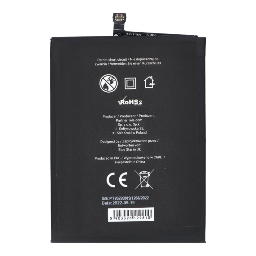 Akkumulátor Battery Xiaomi Redmi Note 8 Pro (Bm4J) 4500 mAh Blue Star