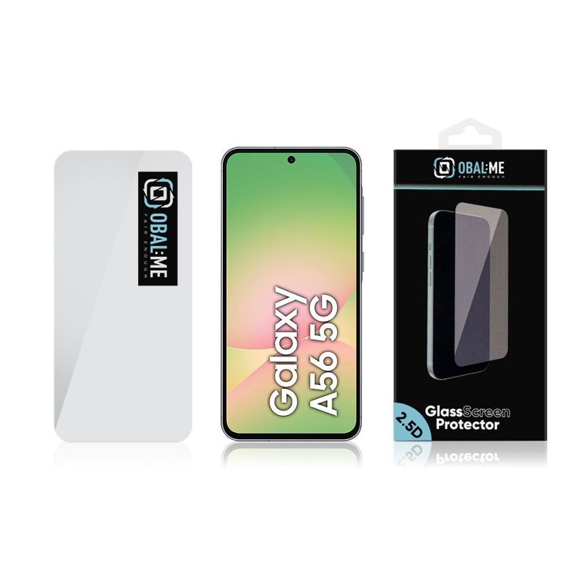 OBAL:ME 2.5D tvrdené sklo pre Samsung Galaxy A56 5G/A36 5G Clear