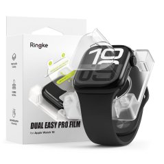 Ochranná fólia Ringke Dual Easy Pro 2-Pack Apple Watch 10 (46 mm) Clear Ochranná fólia Ringke Dual Easy Pro 2-Pack Apple Watch 10 (46 mm) Clear