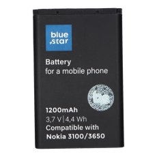 Akkumulátor Battery Nokia 3100 / 3650 / 6230 / 3110 Classic 1200 mAh Blue Star Premium