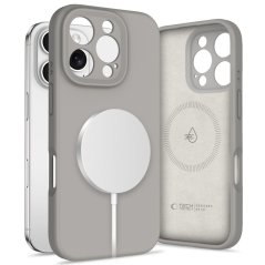 Kryt Tech-Protect Liquid Silicone Magsafe iPhone 16 Pro Max Stone Grey Kryt Tech-Protect Liquid Silicone Magsafe iPhone 16 Pro Max Stone Grey