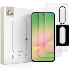 edzett védőüveg Tech-Protect Glass Set+ 3-Pack Samsung Galaxy A36 / A56 5G átlátszó
