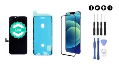 MULTIPACK - LCD displej iPhone 14 Plus + lepka pod displej + 3D ochranné sklo + sada náradia