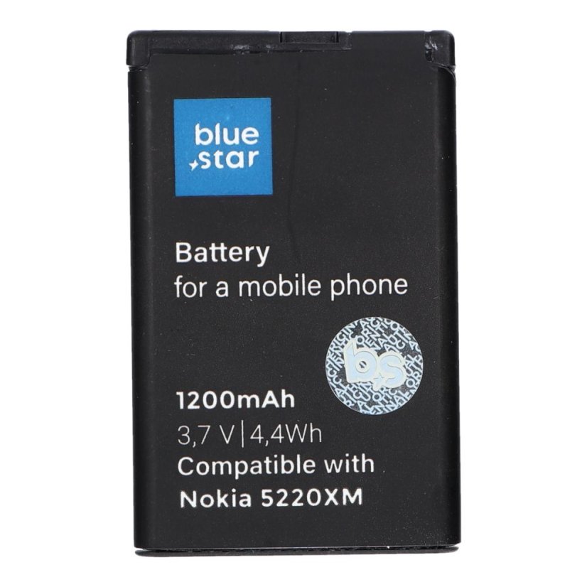 Akkumulátor Battery Nokia 5220 Xm / 5630 Xm / 6303 / 6730 / 3720 / C3 / C5-00 /C6-01 1200 mAh Blue Star Premium