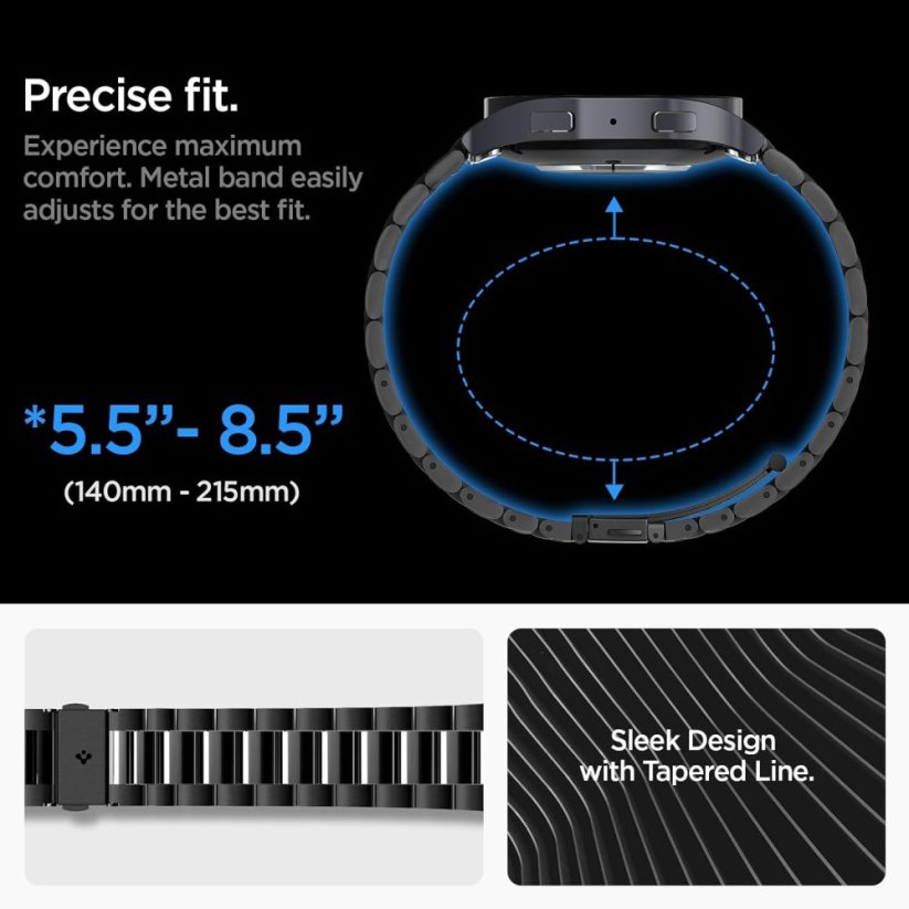 Remienok Spigen Modern Fit Band Samsung Galaxy Watch 6 (44 mm) Black