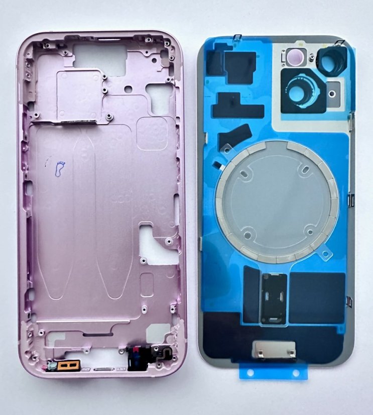 Apple iPhone 15 Plus - Zadný housing (Pink)