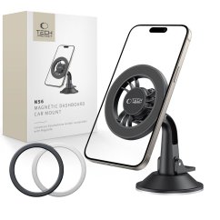 Držiak do auta Tech-Protect N56 Magnetic Magsafe Dashboard Shrt Car Mount Black