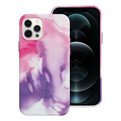 Kryt Leather Mag Cover Case iPhone 12 Pro Purple Splash