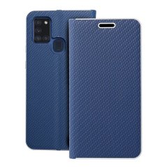 Kryt Luna Book Carbon Samsung Galaxy A21S Blue Kryt Luna Book Carbon Samsung Galaxy A21S Blue
