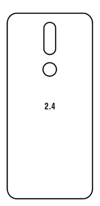 Hidrogél - hátsó védőfólia - Nokia 2.4