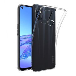 Transparentný silikónový kryt s hrúbkou 0,5mm  - OPPO A53 2020  priesvitný