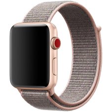 Nylon szíj Apple Watch-hoz (42/44/45mm) Rózsaszín homok