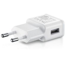 EP-TA200EWE Samsung USB-A 15W cestovná nabíjačka White (Service Pack - originálny diel)