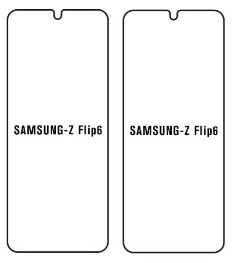 2PACK - Hydrogel - ochranná fólia - Samsung Galaxy Z Flip 6 (2ks v balení)