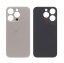 Apple iPhone 15 Pro Max - Náhradné zadné sklo housingu (Natural Titanium)