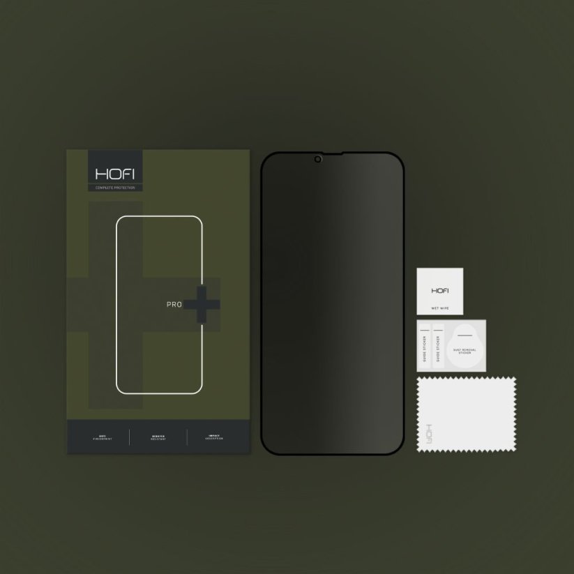 Anti-Spy tvrdené sklo Glass Pro+ iPhone 13 Pro Max / 14 Plus Privacy
