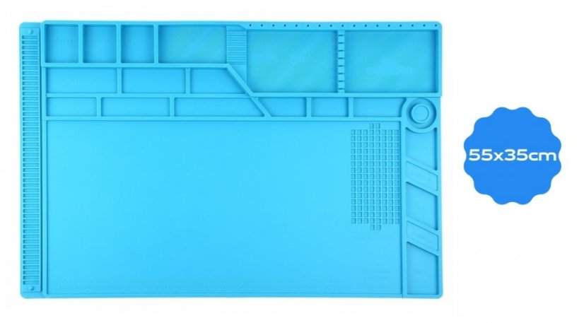 Antistatická teplovzdorná silikónová podložka 55 x 35cm