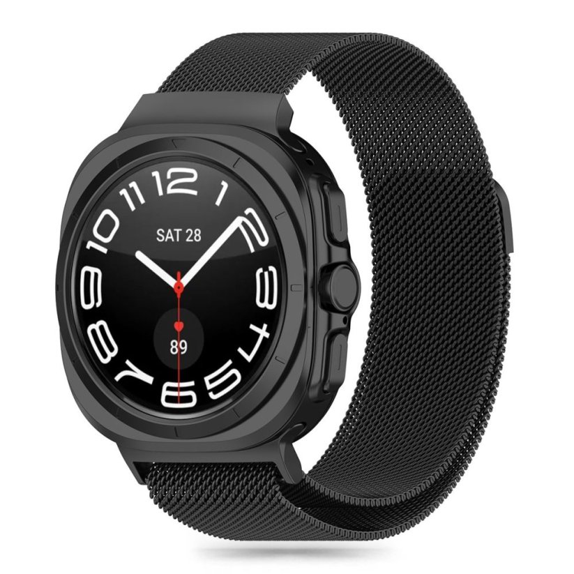 Remienok Tech-Protect Milaneseband Samsung Galaxy Watch Ultra (47 mm) Black