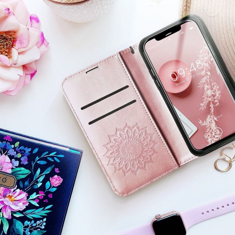 Kryt Mezzo Book Case Samsung Galaxy S20 FE / S20 FE 5G Mandala Rose Gold