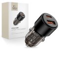 Tech-Protect Cc03 2 portos autós töltő PD 95W / QC3.0 Black