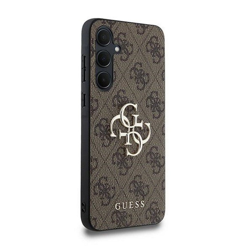 Kryt Guess Case Samsung Galaxy A35 Guhcsa354Gmgbr (Pu Big 4G Metal Logo) Brown