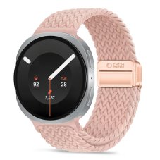 Tech-Protect nylon szíj Samsung Galaxy Watch 8 / 9 / Classic (40 / 44 / 46 mm) dusty rose