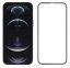5D Hybrid ochranné sklo iPhone 12 mini s vystúpenými okrajmi - čierne