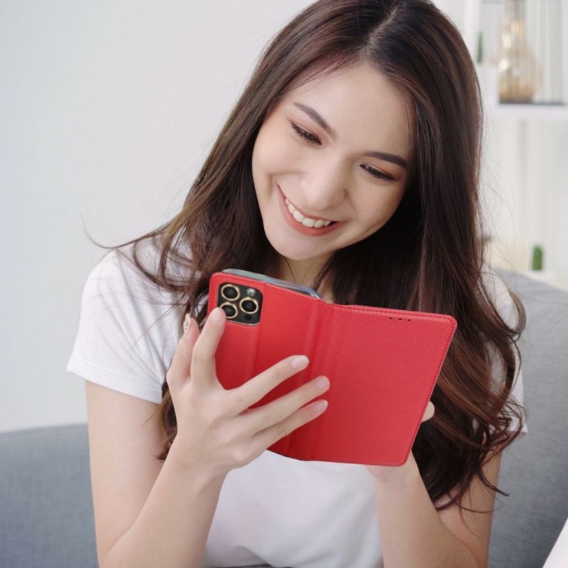 Tok Smart Case Book Xiaomi Redmi Note 12S Red