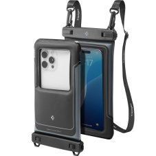 Vodeodolné púzdro Spigen A611P Universal Waterproof Floating Case 2-Pack Matte Black