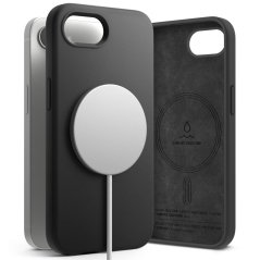 Kryt Ringke Silicone Magnetic Magsafe iPhone 16E Black Kryt Ringke Silicone Magnetic Magsafe iPhone 16E Black