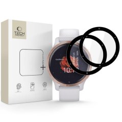 Ochranné sklo Hydbridné Sklo Tech-Protect Glass Flex+ 2-Pack Garmin Venu 2S Black Ochranné sklo Hydbridné Sklo Tech-Protect Glass Flex+ 2-Pack Garmin Venu 2S Black