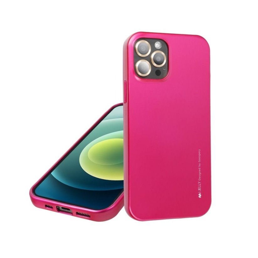 Kryt I-Jelly Case Mercury iPhone 13 Pro Pink