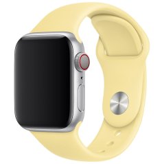 Remienok pre Apple Watch (38/40/41mm) Sport Band, Lemon Cream, veľkosť S/M