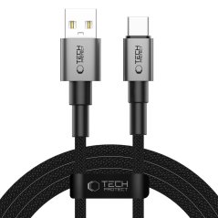 Kábel Tech-Protect Ultraboost Dna Type-C Cable 15W/3A 200cm Iron Grey Kábel Tech-Protect Ultraboost Dna Type-C Cable 15W/3A 200cm Iron Grey